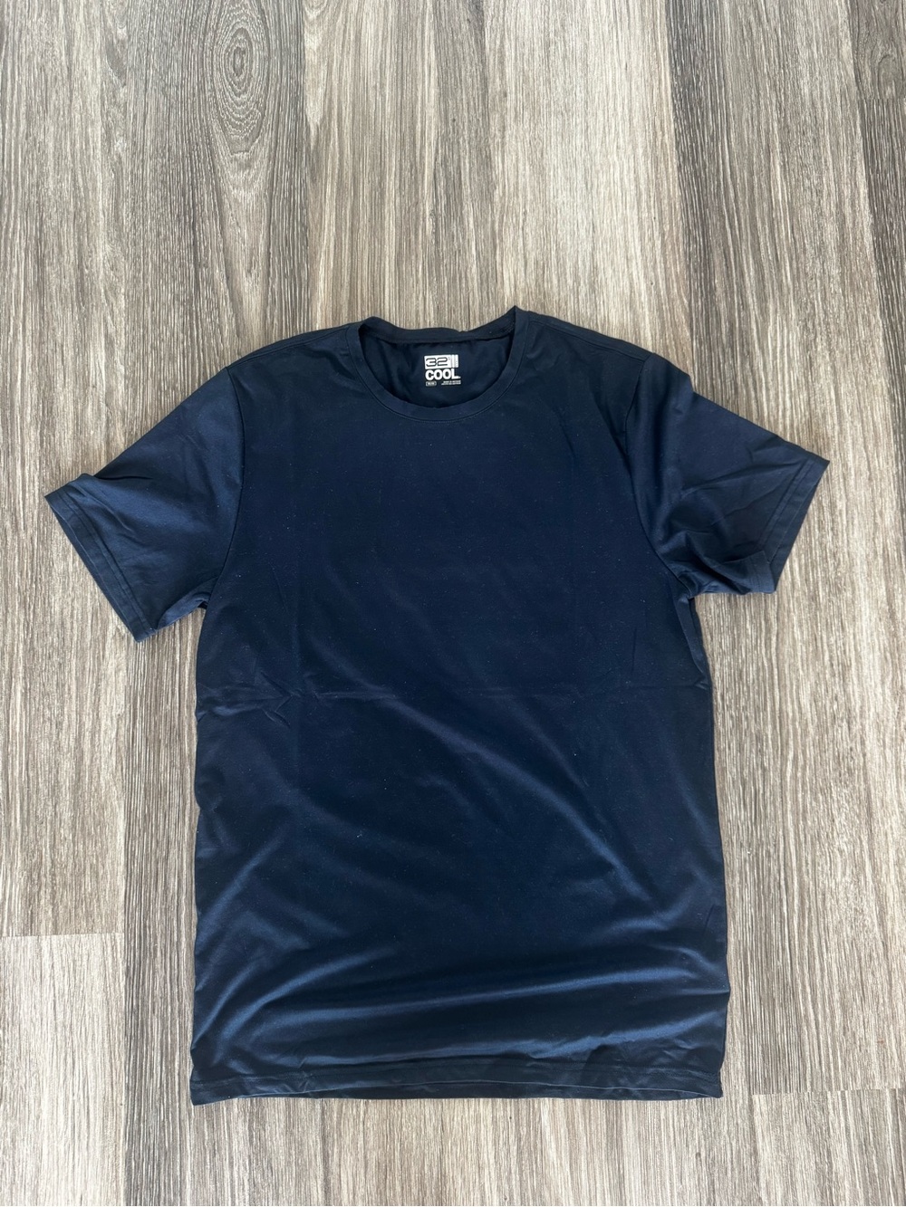 Cool Performance Short Sleeve Crew Tee in Dark Navy